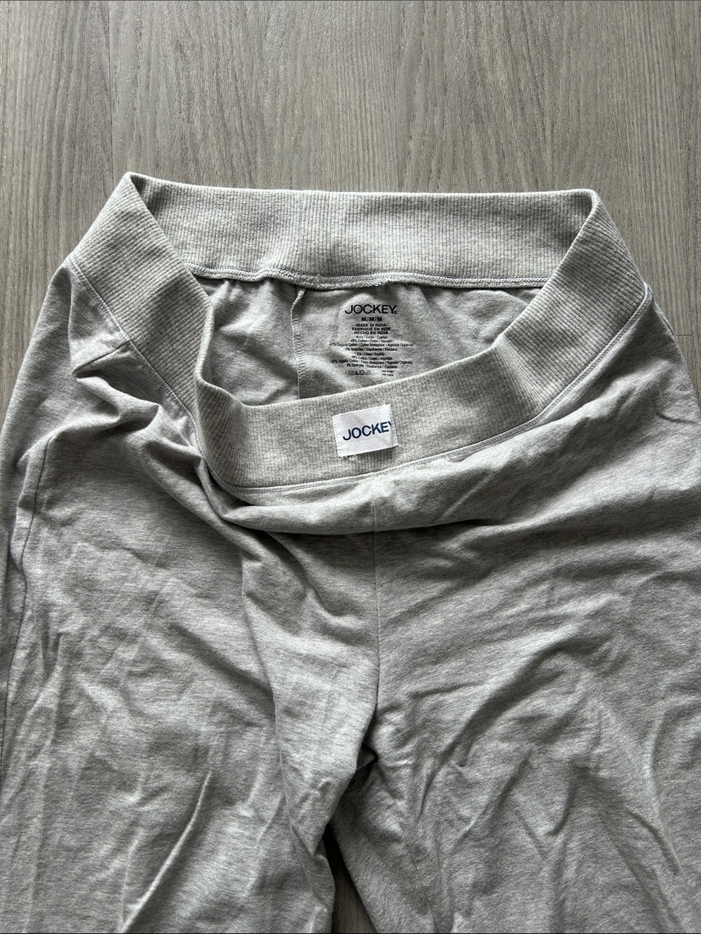 Jockey women’s Gray Fold-Over Waistband Leggings